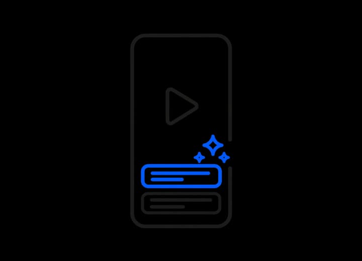 A vertical video with styled captions